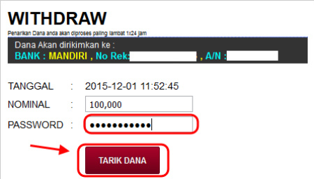 tarik dana withdraw judi online